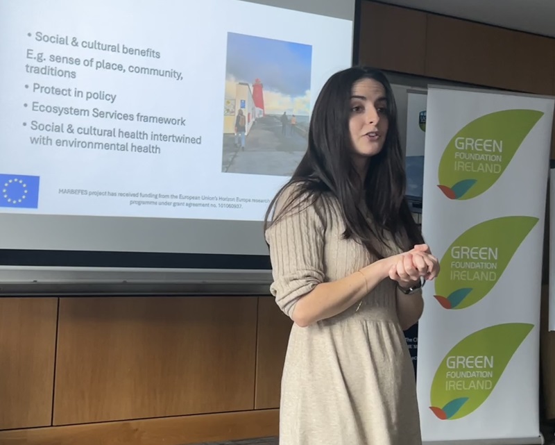 Ashley Cahillane at the Irish Sea GFI + Earth Institute event 2024